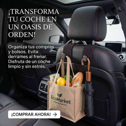 Ganchos Dobles para Auto - Paga 1 y Lleva 2