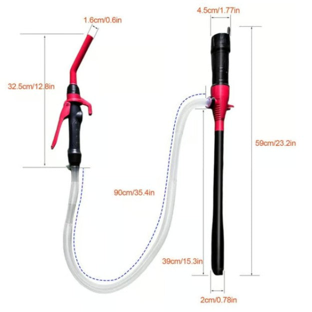 🔥Promo 2025🚗Bomba portátil recargable para pasar gasolina