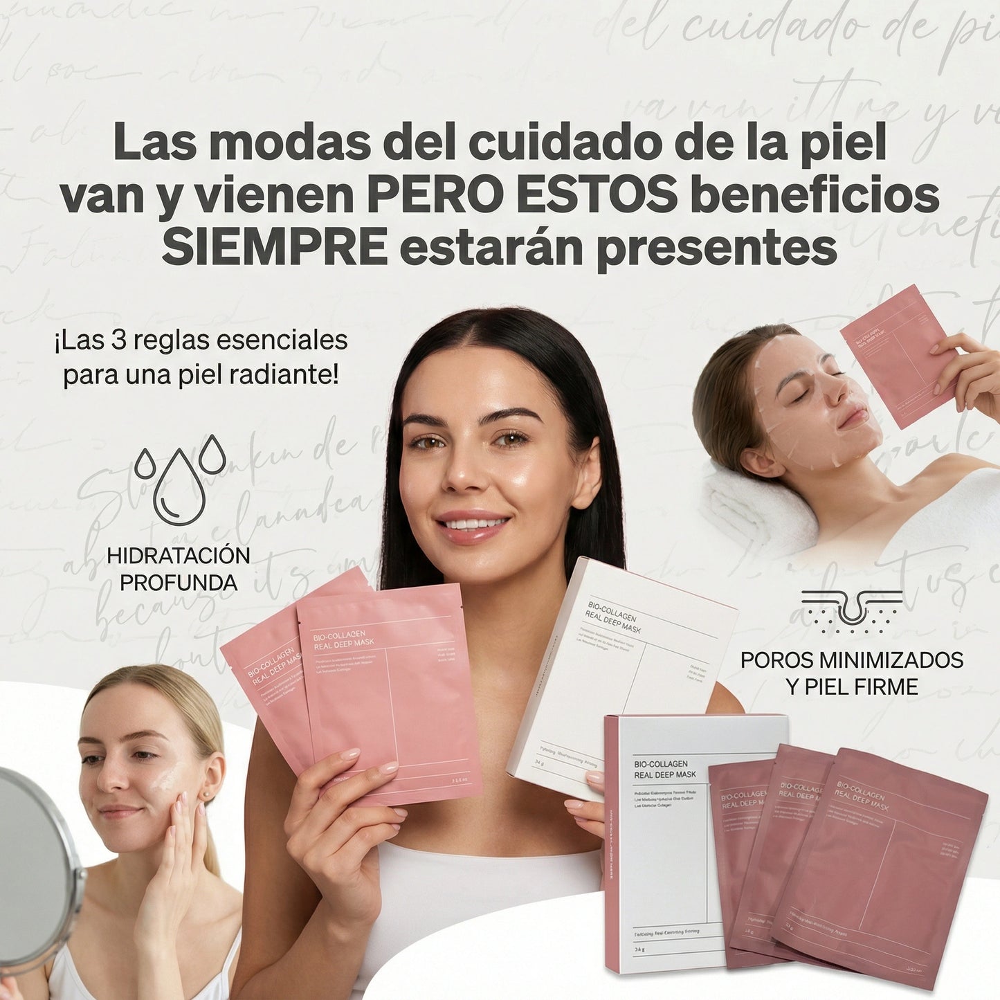 Kit de Mascarillas De Colageno Coreanas