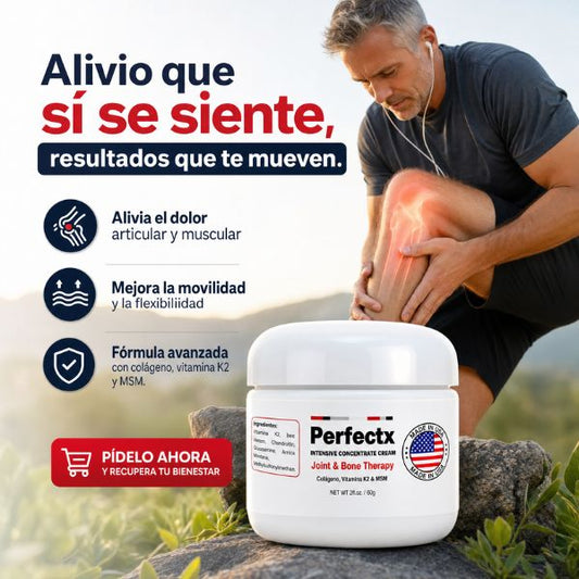 PerfectX™ - Crema Terapéutica para Articulaciones y Huesos