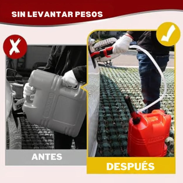 🔥Promo 2025🚗Bomba portátil recargable para pasar gasolina