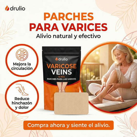 VeinPatch™ - 12 Parches Alivio Piernas Cansadas