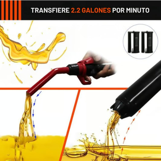 🔥Promo 2025🚗Bomba portátil recargable para pasar gasolina