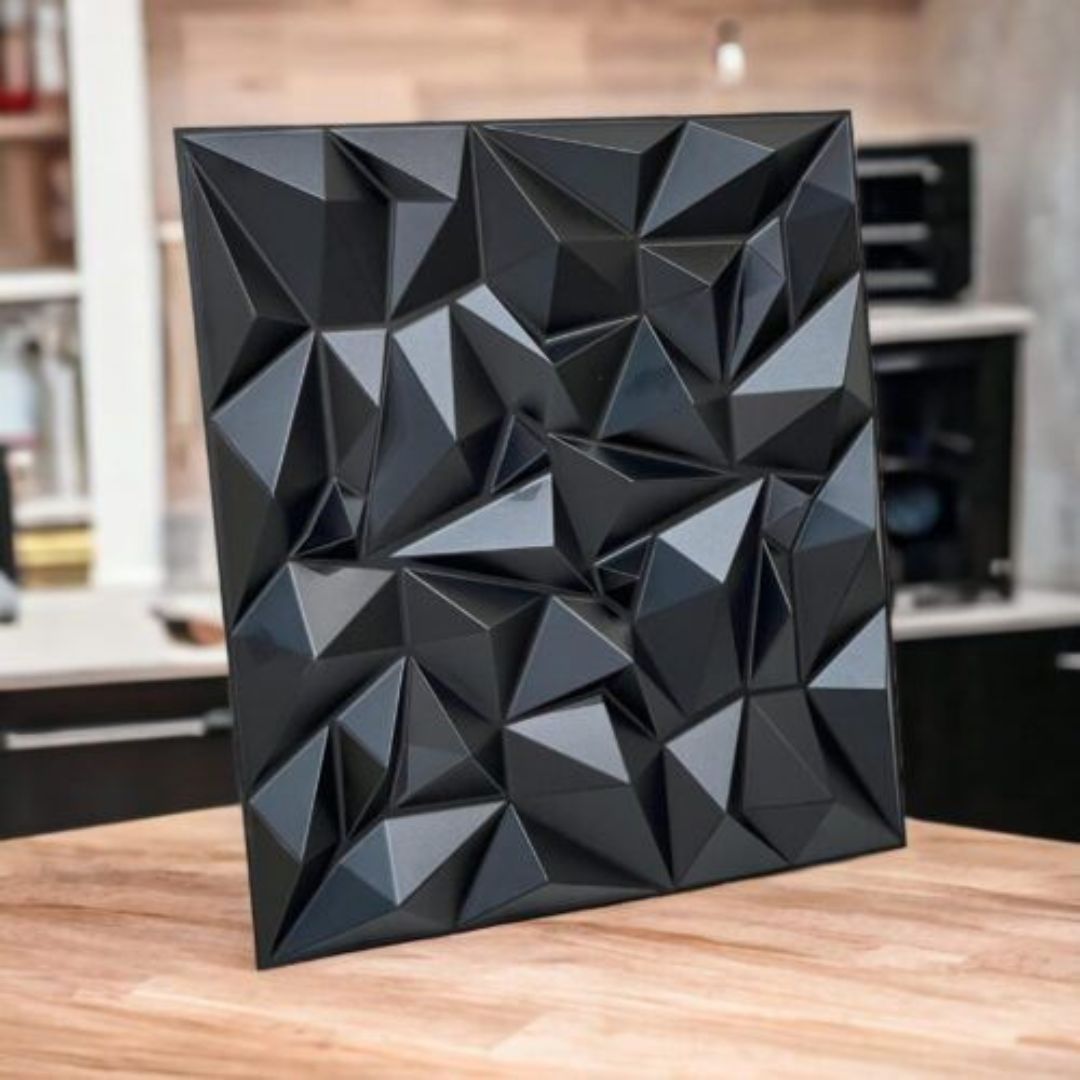 Paneles 3D Decorativos de PVC – Geométricos Elegantes X4 Unidades