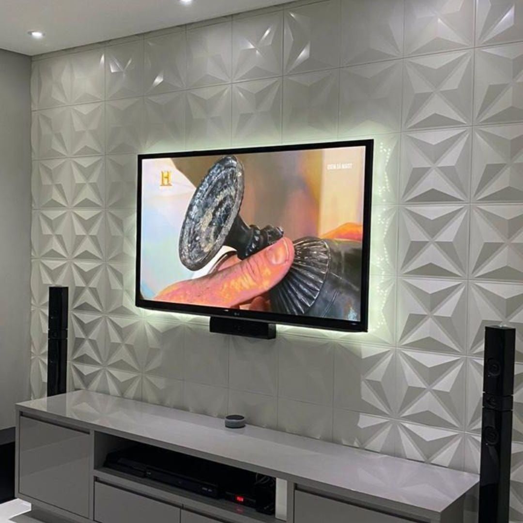 Paneles 3D Decorativos de PVC – Geométricos Elegantes X4 Unidades