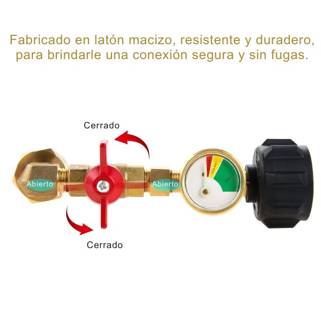 ADAPTADOR DE GAS PROPANO