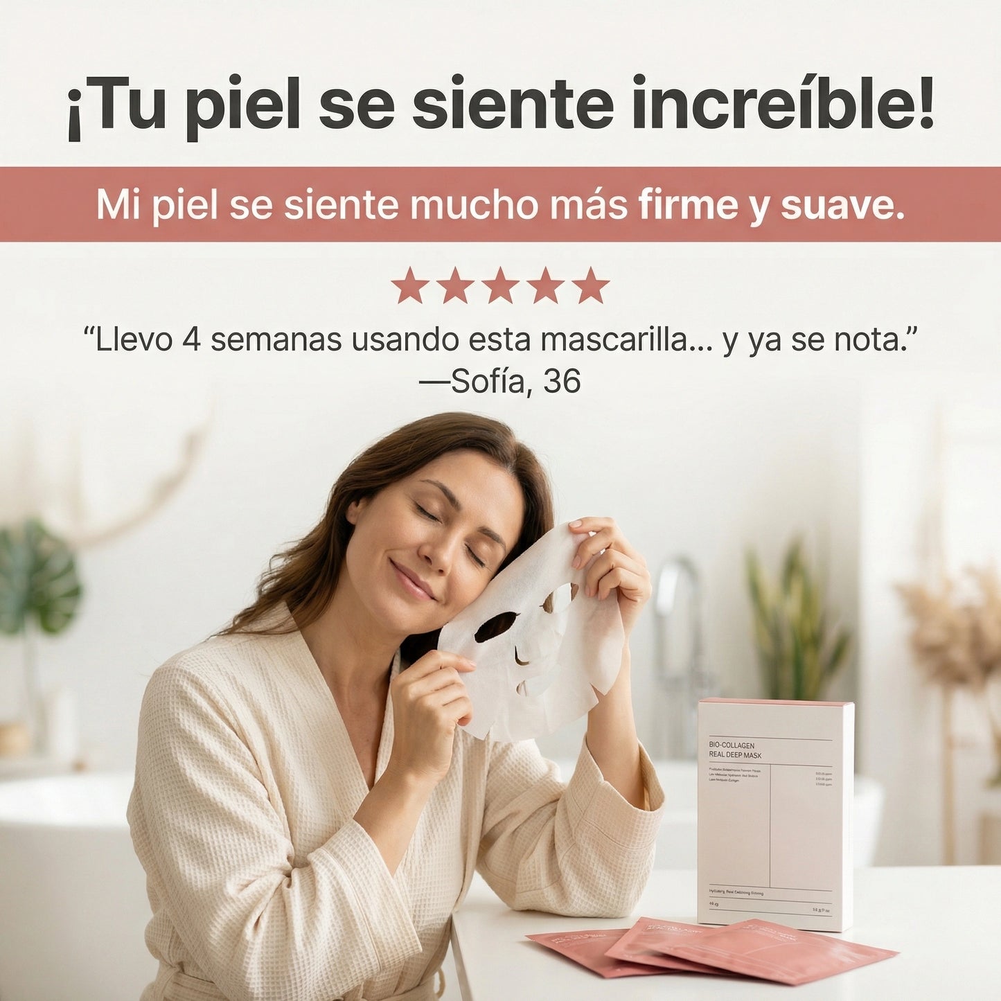 Kit de Mascarillas De Colageno Coreanas