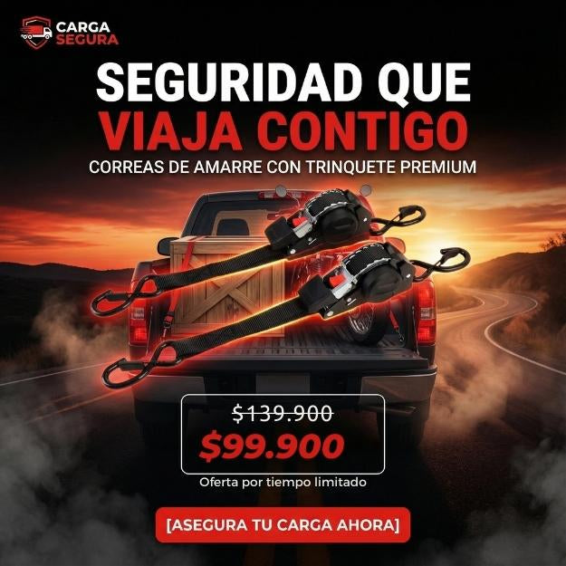 Correa Trinquete Potente Pro 4x4