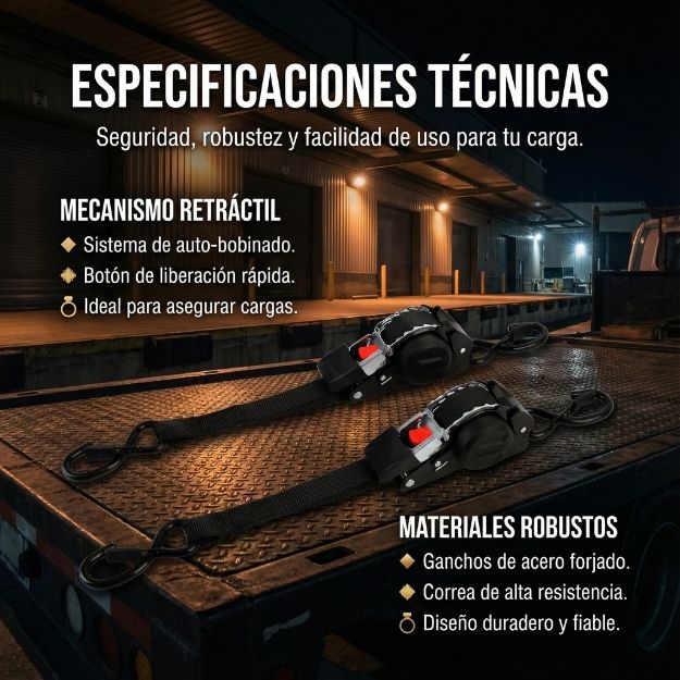 Correa Trinquete Potente Pro 4x4